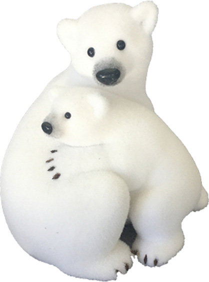 Декоративная фигура Пара мишек 1177AR-W 39 см 