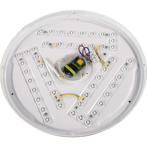 Світильник світлодіодний Accento lighting Shine R пульт ДК 50 Вт білий/хром 3000-6000 К