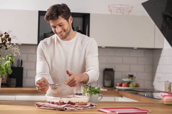 Емкость для продуктов с крышкой MasterSeal Glass стекло 2 л N1041110 Tefal