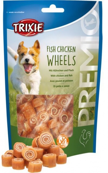 Ласощі Trixie PREMIO Fish Chicken Wheels 75 г (31748)