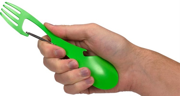 Ложка-виделка Kershaw Ration XL зелена