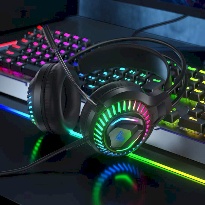 Гарнітура Aula S605 Wired gaming headset black (6948391235202)