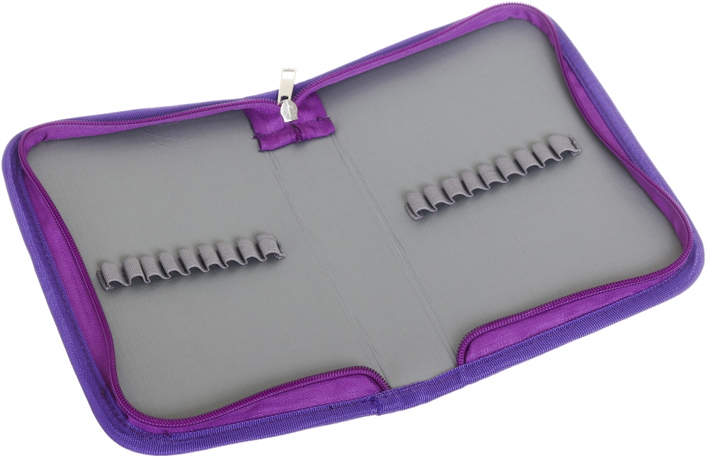 Пенал школьный Cats Nota Bene фиолетовый с рисунком