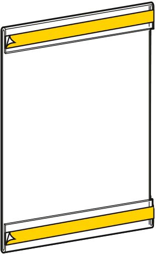 Карман с ПВХ со скотчем PS-T, формат А4 портрет