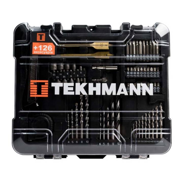 Шуруповерт ударний акумуляторний Tekhmann TCD-45/i20 BS KITBOX 873397
