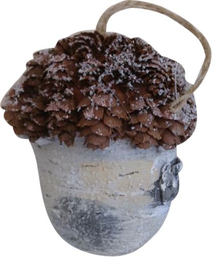 Декорація новорічна Жолудь 8х10 см EPI-G3046B-7 