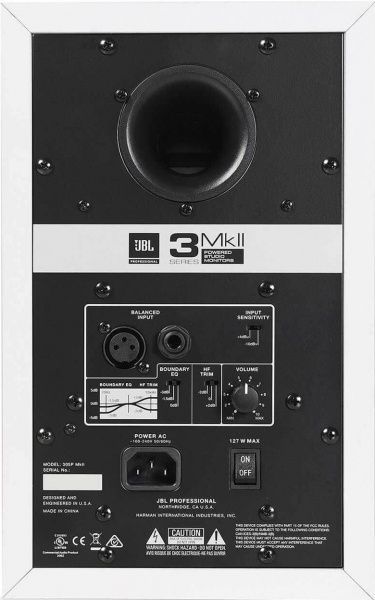 Студийный монитор JBL® 305P MKII 2.0 white 305PMKII-WH-EU