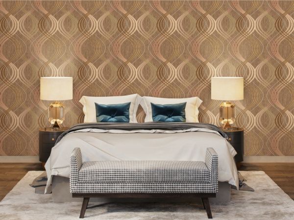 Шпалери вінілові гарячого тиснення Слов'янські шпалери Le Grand platinum Тиса 4508-02 1,06x10,05 м 