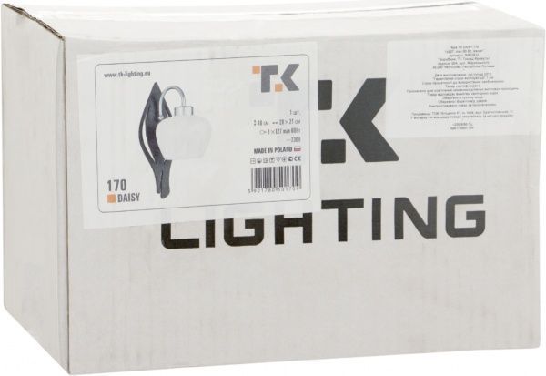 Бра TK Lighting DAISY 1x60 Вт E27 венге 170 