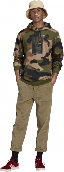 Джемпер Adidas CAMO AOP HOODIE GN1879 р. L різнокольоровий