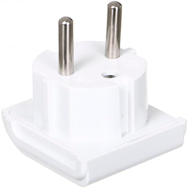 Адаптер UP! (Underprice) с заземлением 1 гн. белый YK-309-WH 