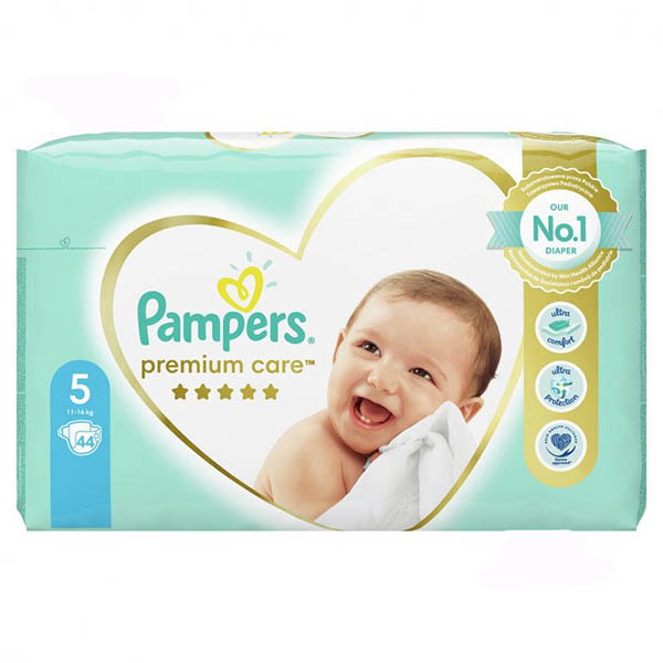 Подгузники Pampers Premium Care Junior 5 11-16 кг 44 шт.