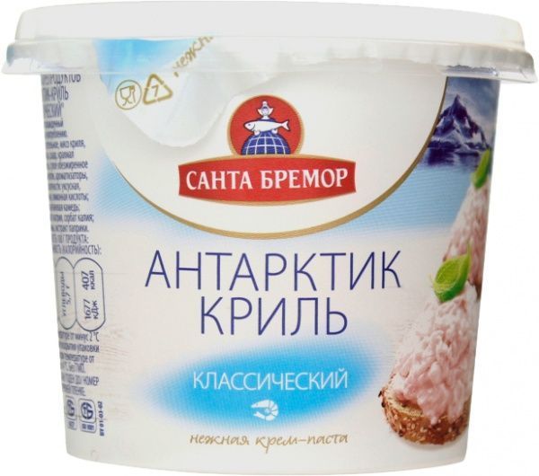 ПастаСанта Бремор с антарктическим крилем Антарктик-Криль классический 150 г (4810168035785)