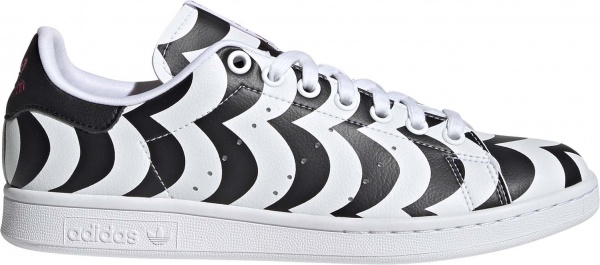 Кроссовки Adidas STAN SMITH W H05757 р.38 2/3 UK 5,5 23,8 см черно-белый