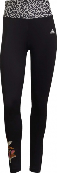 Лосины Adidas W FARM FB TIG GS6340 р.XS черный