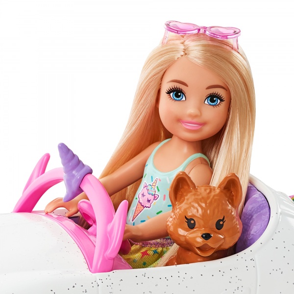 Игровой набор Mattel Кабриолет Челси с наклейками Barbie GXT41