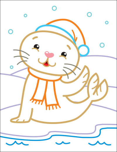 Книга Наталья Коваль «Кольорові зафарбовки. Пінгвіненя» 9-789-667-506-407