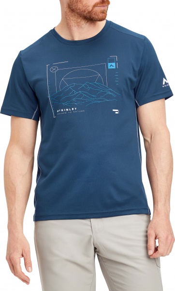 Футболка McKinley Riggo M 417862-903635 р.M синій