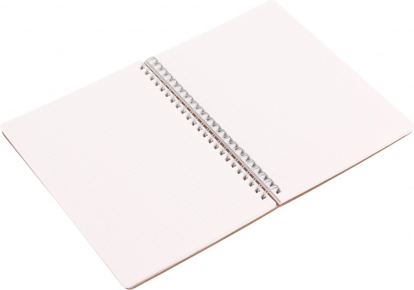 Блокнот эко деревянный А5 Колибри в точку на пружине 120 стр. KIRI Sketch