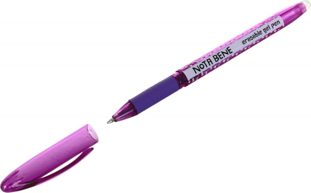 Набор ручек гелевых Nota Bene пиши-сотри + 9 стержней 0,5 мм фиолетовый