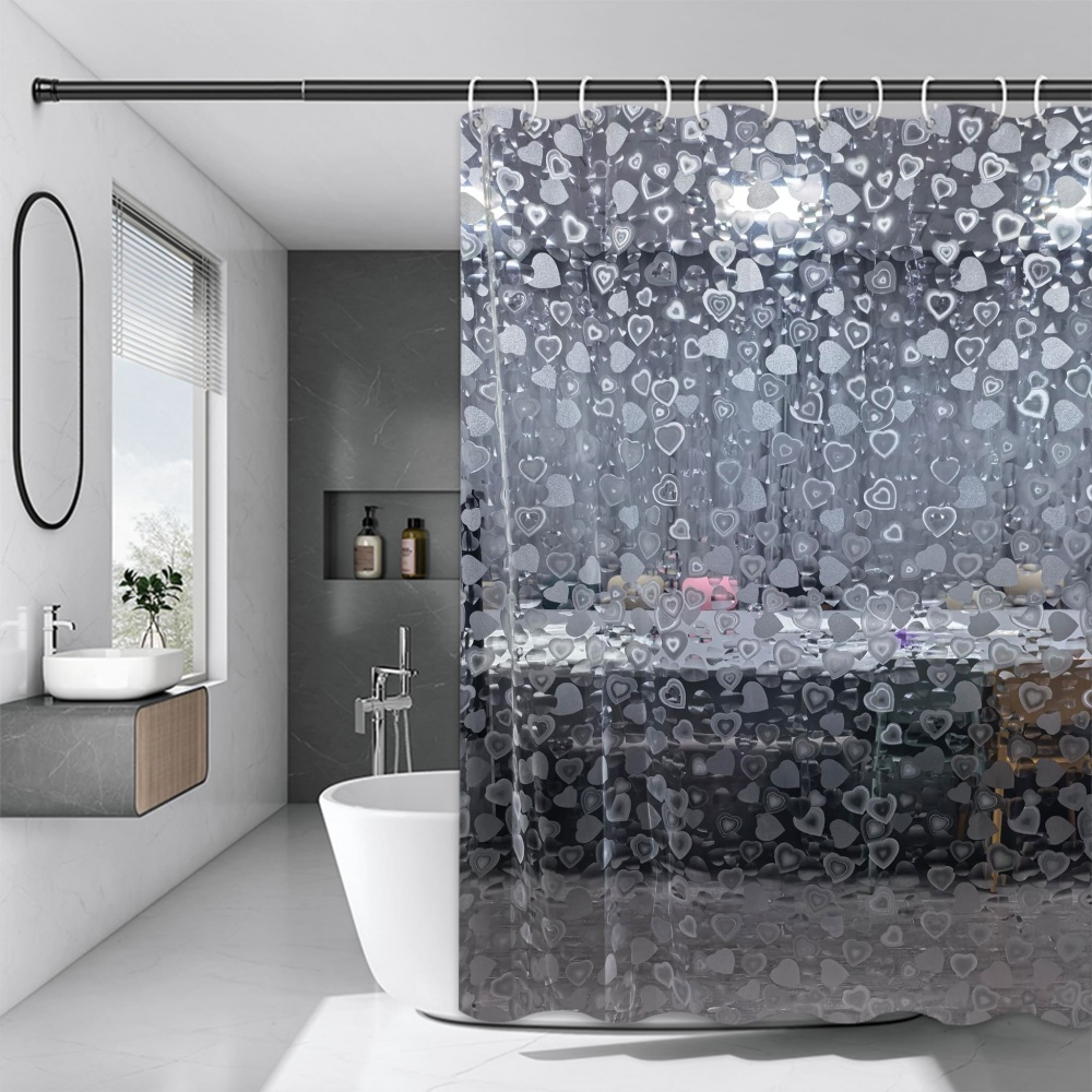 Шторка для ванны Rapal 3D Charm, 180х180 см