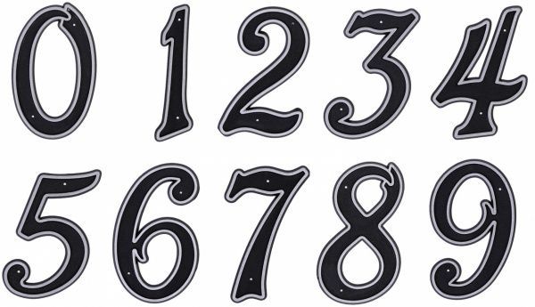 Цифра №8 пластикова LNP15 MS #8