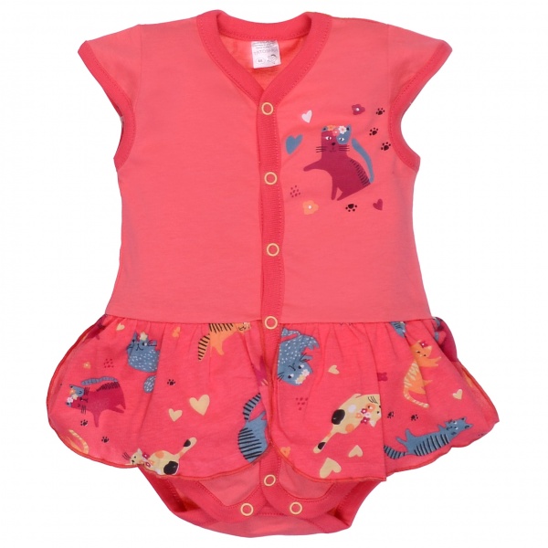 Полукомбинезон для девочки Татошка р.68 коралловый 1601366вкт 