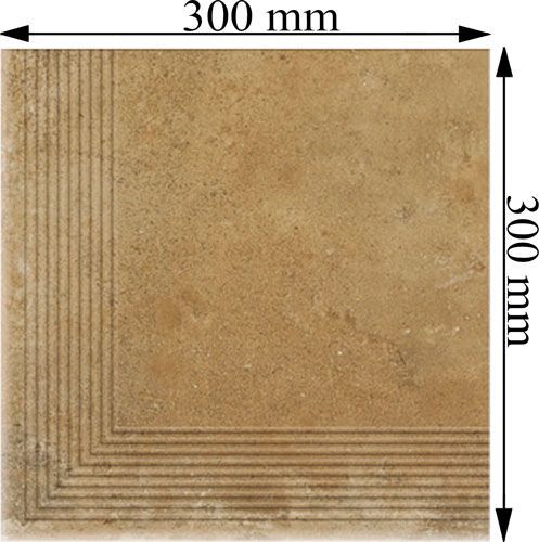 Клінкерна плитка Dallo Miele stopnica narozna 30x30 Cerrad