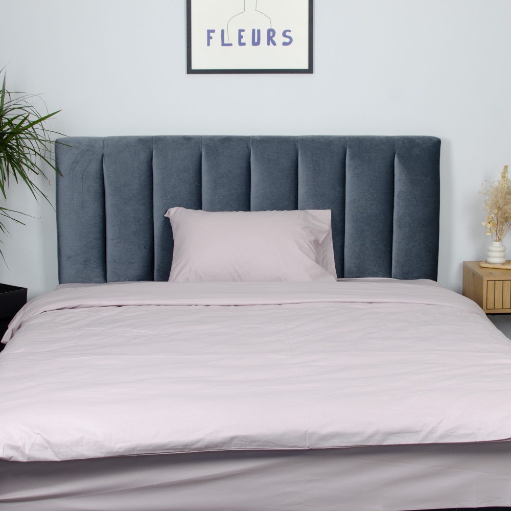 Простирадло Моно поплін 160x220 см пудровий