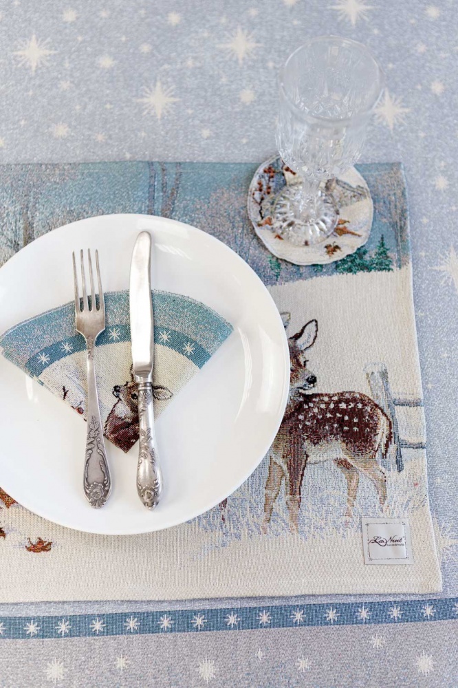 Серветка декоративна La Nuit Хутір d28 28x28 см