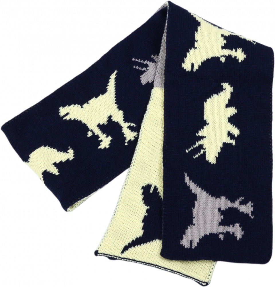 Комплект шапка + шарф HW для хлопчиків р.50-52 темно-синій