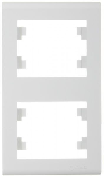 Рамка двомісна Makel Manolya вертикальна білий