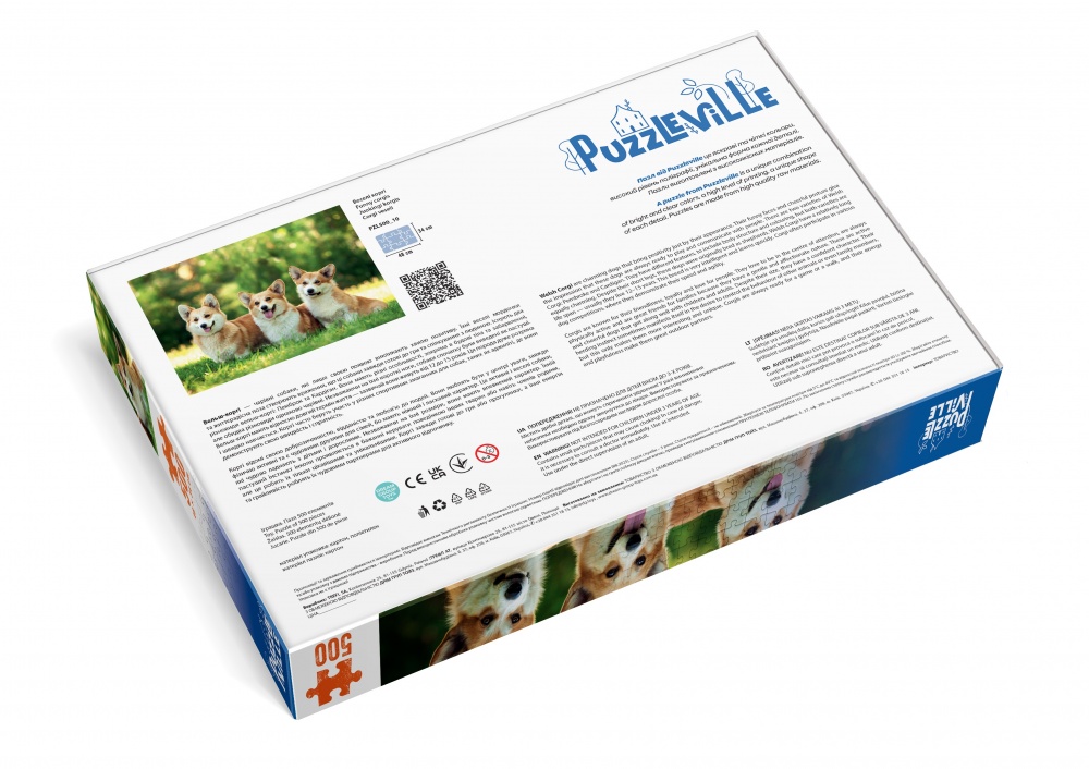 Пазл PUZZLEVILLE Веселые корги 500 элементов PZL500_10