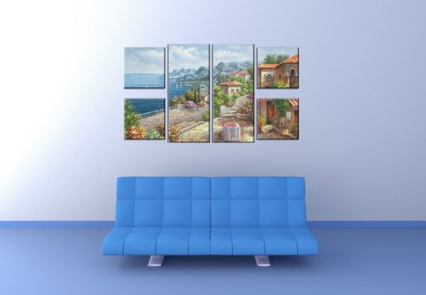 Картина модульна 60x106 см SvitArt MN6-2 