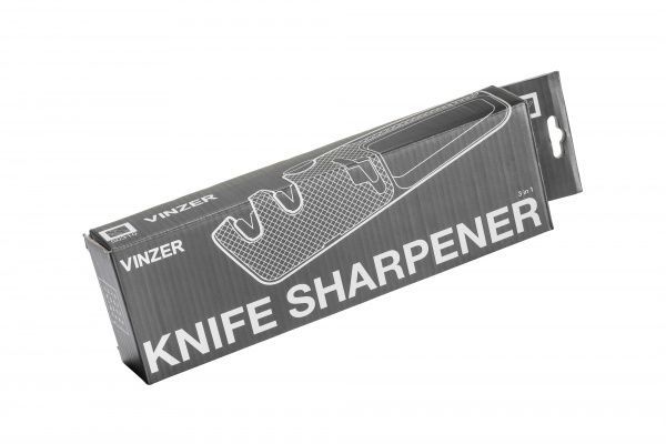 Точило для ножей и ножниц 3 в 1 с регулировкой угла 50310 Vinzer