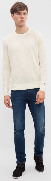 Джемпер Tommy Hilfiger LUXURY STRUCTURED C-NK CF MW0MW03228-118 р. XL белый