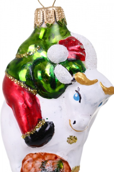 Декорация новогодняя Формовая игрушка в ассортименте 7 см 