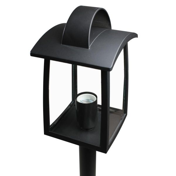 Светильник парковый Lutec E27 40 Вт IP44 черный KELSEY 7273605012 