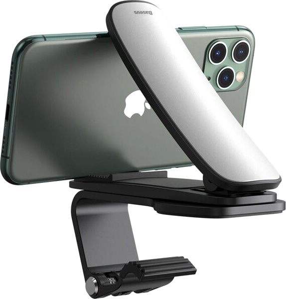 Тримач для телефона Big Mouth Pro Car Mount Silver BASEUS SUDZ-A0S срібний