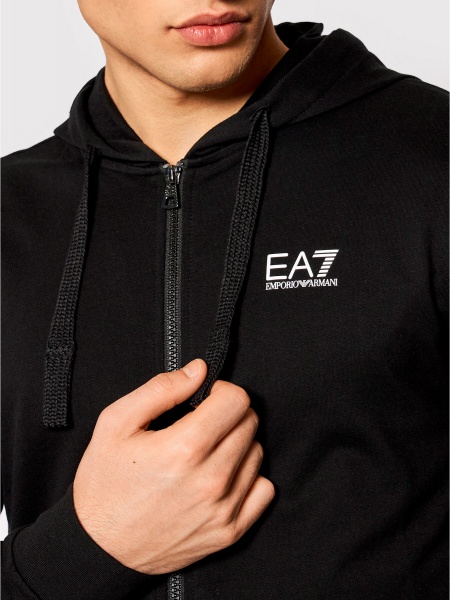 Джемпер EA7 PJ05Z-8NPM03-1200 р. M черный