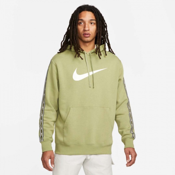 Джемпер Nike REPEAT SW FLC PO HOOD BB DX2028-334 р. XL зелений