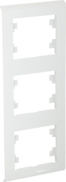 Рамка тримісна Makel Manolya вертикальна білий