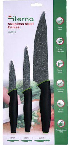 Набор ножей на подставке Mineral KN9073 3 ножа Iterna