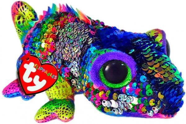 Мягкая игрушка TY Хамелеон 25 см 36797