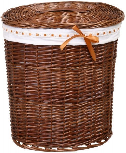 Кошик плетений з текстилем 44x30x48 см HQ13-10CD-2 