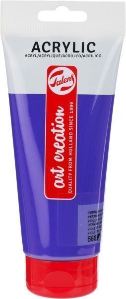 Фарба акрилова (568) Перманентний синьо-фіолетовий 200 мл Talens Art Creation Royal Talens