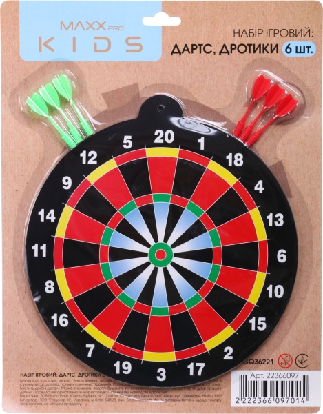 Игровой набор MaxxPro kids дартс TGQ36221
