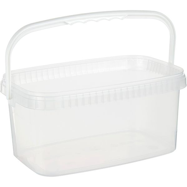 Відро без кришки Пласт-Бокс прозоре 2,5 л 