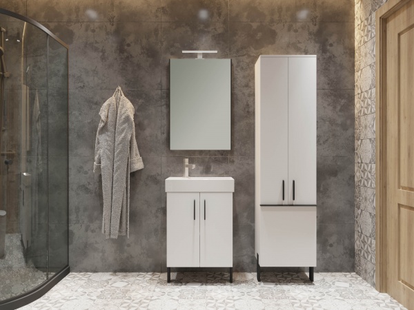 Зеркало настенное ЮВЕНТА Manhattan - 60 черный 