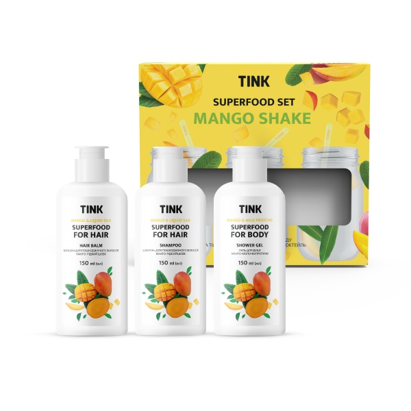 Набор подарочный для женщин Tink Superfood Set Mango Shake Tink
